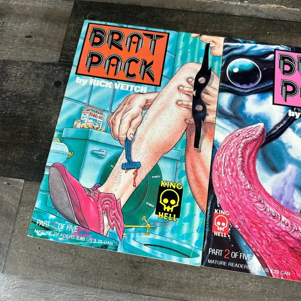 Bratpack #1 and #2 King Hell | Rick Veitch Brat Pack (August 1990).‎